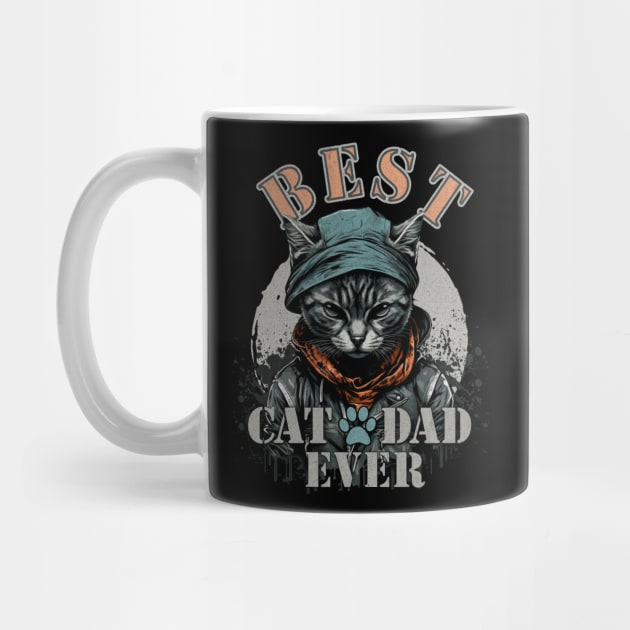 Best Cat Dad Ever – Cool Cat Dad Graphic – Perfect Gift for Cat Lovers by ArtistTee ⭐⭐⭐⭐⭐